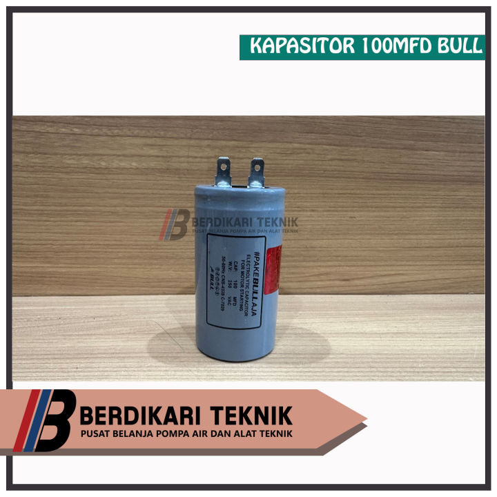 Kapasitor capasitor Kondensator capacitor 100MFD 100 MFD BULL | Lazada