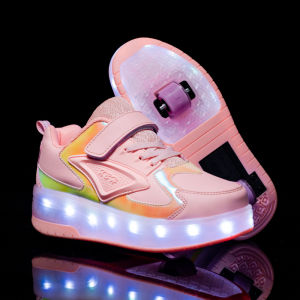 Trẻ Em Giày Với Trẻ Em Con Lăn Skate Sneakers Với Hai Bánh Xe Glowing Up Cho Bé Trai Bé Gái Kích Thước 28-36
