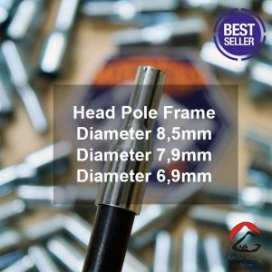 Head Pole Ujung Frame Tenda Fiber Fibre Dome Camping Tent Alumunium
