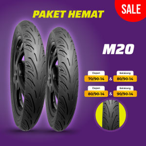 Sepasang Ban Motor Mizzle M20 Ring 14 (Tubeless Matic Ring 14)