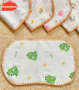 Gối Xô Sơ SinhGối Xô Sợi Tre Mềm Mịn 10 Lớp Cao Cấp Thấm Hút Mồ Hôi Cho Bé Sơ Sinh