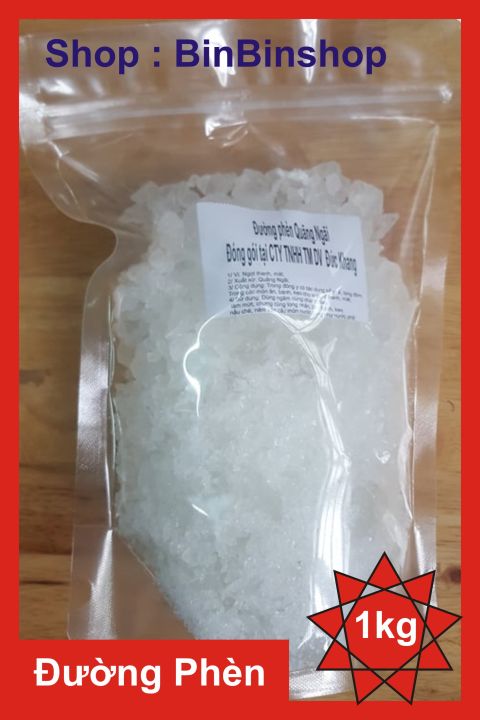 [Bình Ổn Giá] Đường phèn Quãng Ngãi gói 1 kg