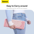 Bàn Phím Không Dây Baseus Thiết Kế Tiện Dụng Với Độ Bền Cao Creator Wireless Keyboard Tri-Mode Multi-Device  Bluetooth Compact Design. 