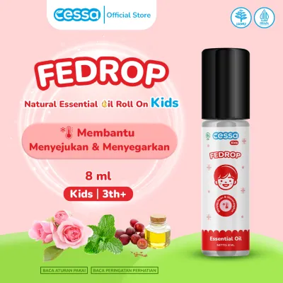 Cessa Kids Fedrop - Essential Oil Penurun Panas dan Demam Anak