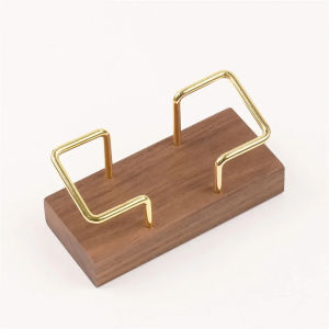 Eco-friendly Business Card Holder✨Partition Design Office Desk Storage Stand | Tabletop Display Shelf for Meja