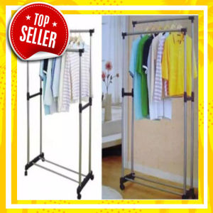 ( TOPSELLER ) Rak Baju Gantung / Rak Gantung Baju / Rak Baju Double Pole - Clothesrack Double Pole by TOPSELLER1