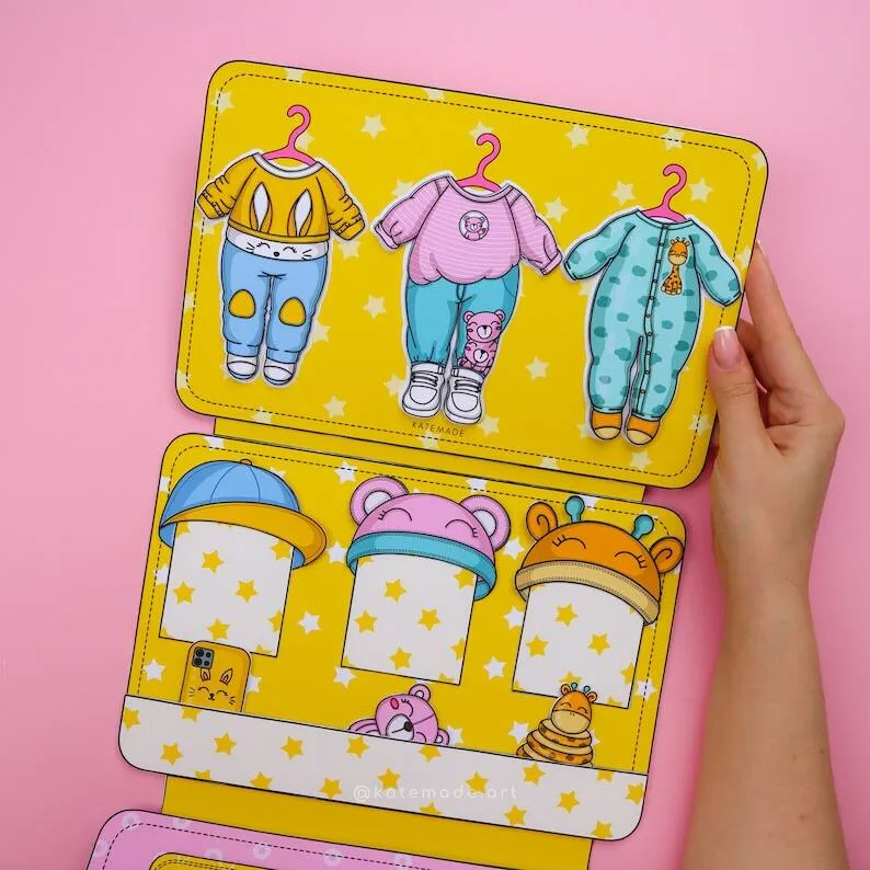 Paper Doll Baby Doll House DressUp Activity Book Lazada Lazada