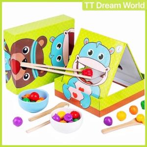 Children Feeding Pretend Play Set Board Games Montessori Toys Early Learning Toys Educational Toys For Kids
