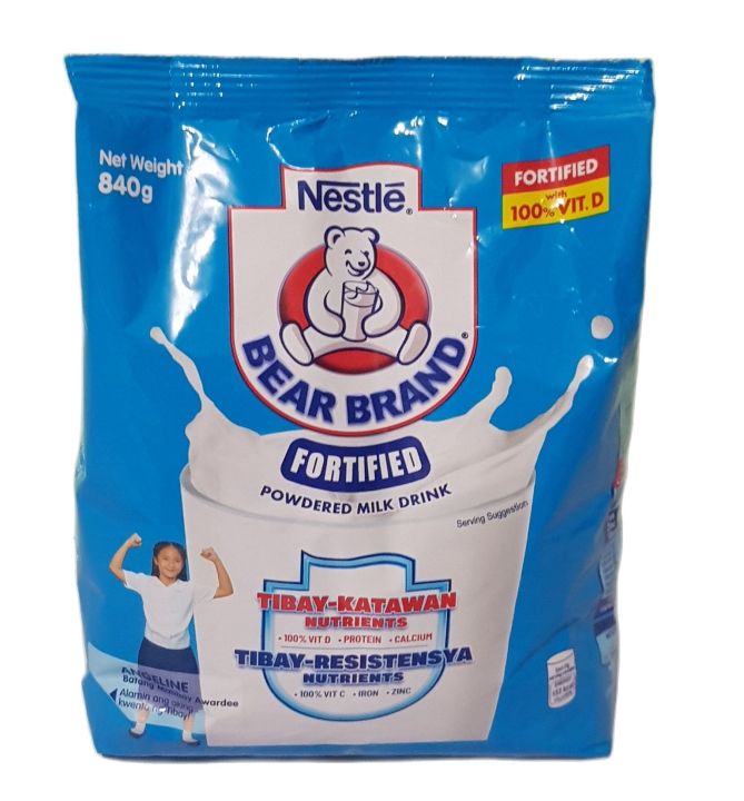 Nestle BEAR BRAND Fortified - Powdered Milk Drink (1 pack x 840 grams ...