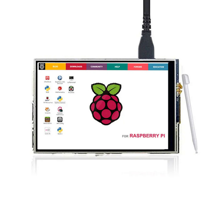 New 3.5 inch Display for Raspberry Pi 3 Touch Screen Display 480x320 TFT 3.5" LCD Module 3.5inch RPI Display free shipping