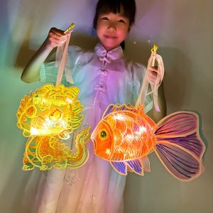 NCNC(OKDEALS01) พีวีซี โคมไฟเรืองแสงกลางฤดูใบไม้ร่วง จำลอง เรืองแสง แพ็คเกจวัสดุโคมไฟ โคมไฟ ทำมือ โคมไฟการ์ตูน งานเทศกาล