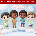 Bàn Chải Xoay Em Bé Umur 2002A Pro với 5 Chế Độ Làm Sạch Tặng 4 Đầu Chải Sạc Type C, cho bé từ 3 đến 12 tuổi. 
