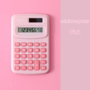 Mini Calculator Simple Portable Student Office Supplies 8 Digit Display Small Portable Calculator