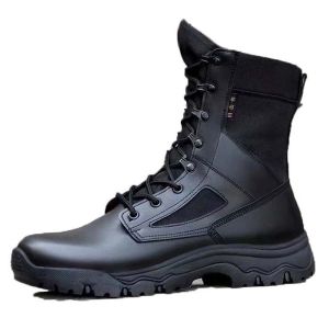 SMILER 2020 Mens ZD154 Black Desert Combat BootsTactical Military  BootsLace up Outdoor Mens Boots Lightweight Ankle Women boots Work Spring Boots. （Weight：700g）