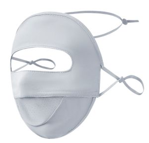 Mùa hè lụa băng kem chống nắng mặt nạ chống nắng tia cực tím che mặt đi xe đạp ngoài trời mỏng Mặt nạ che cả mặt thoáng khí bảo vệ trán