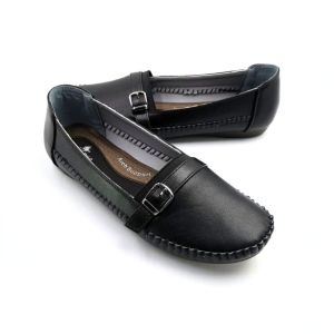 AROMA POLO Ladies Comfort Shoes 💥Extra-Big Size💥 (AP26-125XL) Col: (BLA / KHA) Size: (41-43)