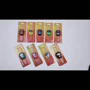 Máy đếm ngón tay điện tử mini máy đếm tay máy đếm nhấp chuột nhẫn đếm máy đếm kỹ thuật số máy đếm hàng đan mới