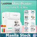 LIOTOG C19  Smart Portable Bluetooth Thermal Printer Photo Printer Mini Printer Paper For Mini Printer Sticker For Portable Printer No-Ink-Required. 