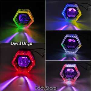 Projie Biled Crystal APP ZE 3XS Ibright 3inc Segi 6 Body Black Dan Dilengkapi Kipas Pendingin