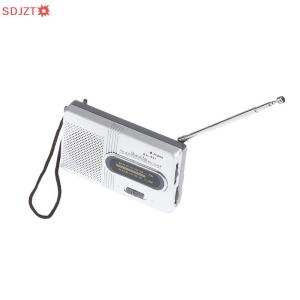 🚚【Local Express Delivery】🚚 Portable Mini Radio Handheld AM FM Music Player Speaker Outdoor Stereo Radio with Telescopic Antenna