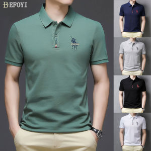 Local Stock Mens Polo Shirts Summer Plain T-Shirt with Short Sleeves Kemeja Lelaki Berkolar – Casual Tops for Men Perfect for Raya Golf and Everyday Wear