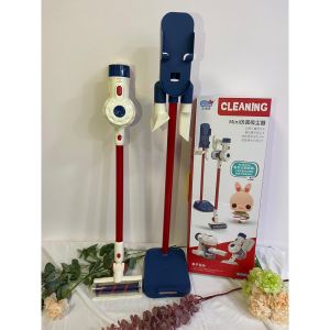 Kid Simulation Vacuum Cleaner Pretend Play with Sounds and Light Kid Cleaning Mop & Broom Toys Pretend Play