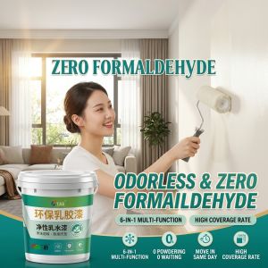 【SG Stock】Washable Water-Based Wall Paint Odor-Free Formaldehyde-Removing Wall Renovation