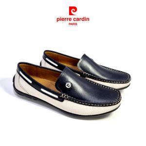 Giày da Casual nam Pierre Cardin Giày lười nam chất liệu da bò thật nhập khẩu đế cao su chống trơn trượt bảo hành 12 tháng PCMFWLF 510