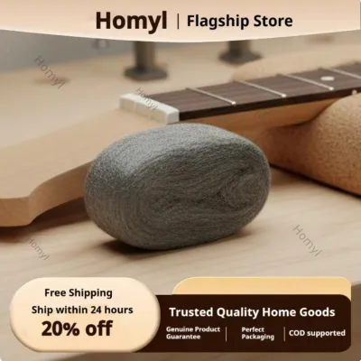 Homyl Soft and Flexible 00000 Grade Steel Wool Guitar Fret Polishing Wool Abrasive Material for Woodworkers