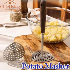 ChicLiving Stainless Steel Potato Press Household Kitchen Tools Manual Crusher Food Grinder  Kitchen Gadgets