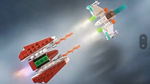 Pinball Game Machine Toy Block Table DIY Build Space Fantasy Style Desktop Entertainment Game Console Coin Operated