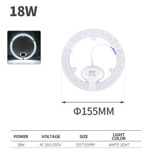 3Tone/White 72W 48W 36W 24W 18W LED Ceiling Light Replacement LED Light Indoor Ceiling Light Source Easy to Replace