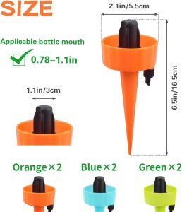 ❤6pc Automatic Plant Watering System❤ Automatic Drip Irrigation Watering Device Plant Waterer❤️SG Seller❤️
