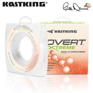 KastKing Kovert Xtreme 100% Fluorocarbon Fishing line 4-50LB Fishing Leader Extreme Clarity Fast Sinking Shock Resistant Ultra-Low Visibility High Abrasion Resistance