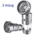 Đèn năng lượng mặt trời 3in1 2 chế độ kèm quạt tích điện và sạc điện thoại. 