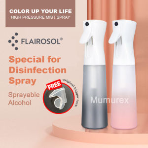 Original Flairosol High Pressure Ultra-Fine Mist Sprayer Sprayable Alcohol Disinfection Spray Bottle Empty Bottle Color Series