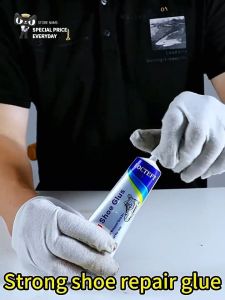 Professional Shoe Repair Glue Waterproof Strong Adhesive for Leather Canvas Rubber Sneakers Boots Flexible Clear Bonding Agent Heavy Duty Shoemaker Glue Non Toxic Quick Drying 60ml