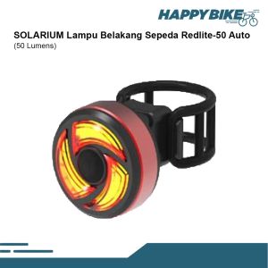 MXL Solarium Lampu Belakang Sepeda Redlite-50 Auto Rear Light Bike Lamp 50 Lumens