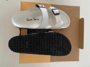 Sara Sara KELLY sandal kokop wanita slip on motif gesper ban 2 kekinian sendal birken slop sol puyuh