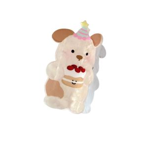 CHCA หมา คลิปการ์ตูนฉลาม กระต่าย หมี คลิปสัตว์ฉลาม หวาน แบบเกาหลี ที่หนีบผมอะคริลิค ผู้หญิง