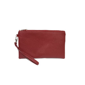 Dompet wanita polos kulit sintetis tempat hp dan uang mini cewek pouch koin kosmetik alat rias kecil