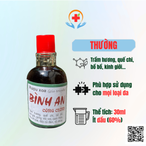 [CHÍNH HÃNG] Dầu Xoa Bóp Bình An - Thuốc Gia Truyền Từ Năm 1983 - Chai Nhỏ 30ml