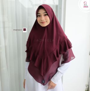 Azmeela Fiona Khimar Instant Ruffle