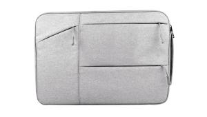 Tas Laptop Macbook Softcase Jinjing Pocket Nylon Waterproof 13 - 14 inch