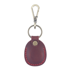 FLOVEME Airtag Case PU Leather Airtags Protective Cover Anti-lost Airtag Keychain for Apple Airtag Tracker Case