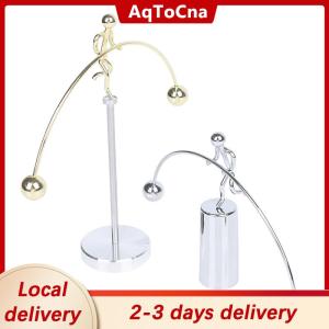 [COD] AqToCna Ship within 24 hours One-legged Iron Man Balance Pendulum Hercules Weightlifting Desktop Decoration