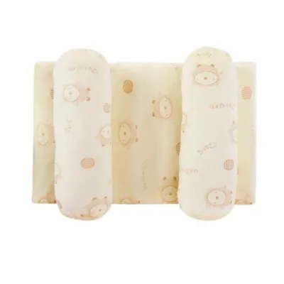 Oldlaiben Soft Baby Pillow Ajustable Anti-Roll Cushion Prevent Head Flat Sleeping Support New Newborn Neck