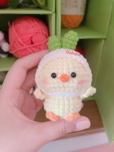 Móc khóa Vịt mũ ếch Vịt mũ hành dễ thương - Duck keychain