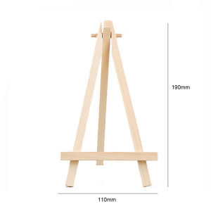 ✨Xinder✨ Mini Wooden Tripod Mobile Phone Stand Small Easel Mini Triangular Pine Bracket Display Ornament