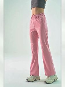 Al0-yoga Cross-Border New Arrival Yoga Trousers for Women Slightly Flared Slim Look Running High Top Sports Gym Casual Yoga Pants Outerwear-ALO